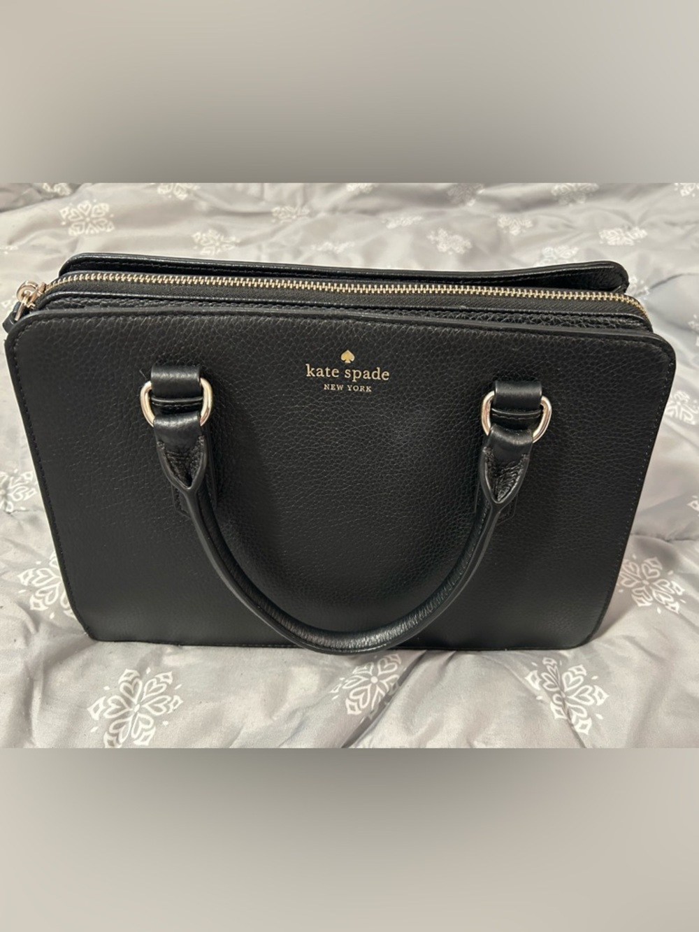 kate spade New York Lise Satchel Pebbled Leather